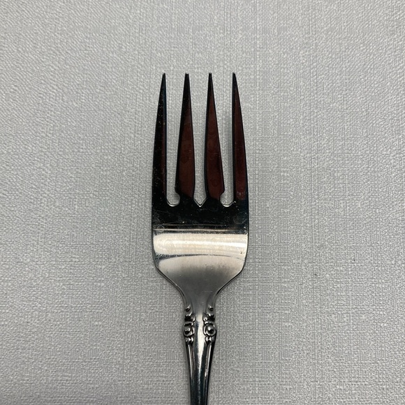 Oneida Community BRAHMS Stainless Glossy Rose Flatware Salad Fork - Picture 3 of 7